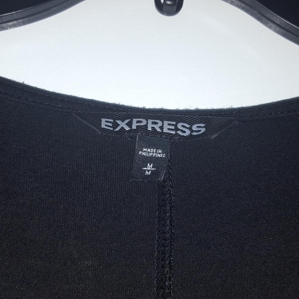 💖💋EXPRESS BLACK FRONT LACE dress,new! - Picture 4 of 5